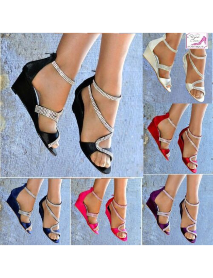 Mid heel wedges sales