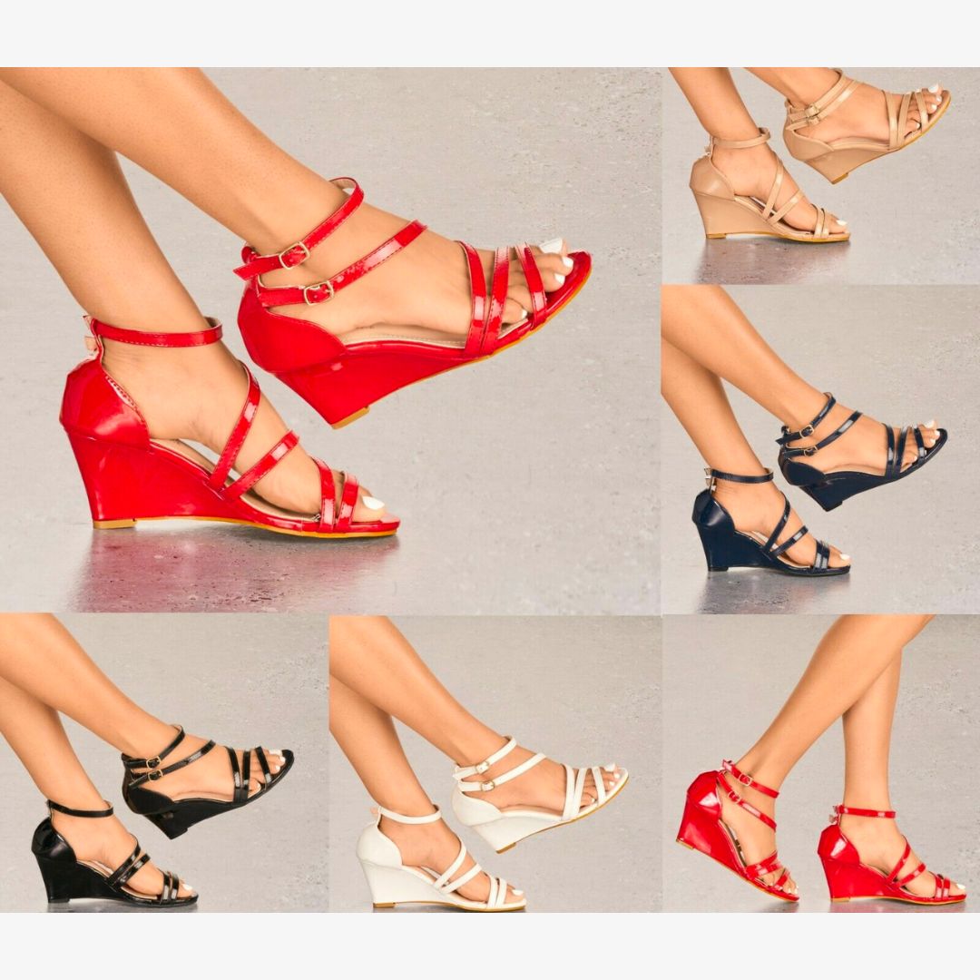 Haute And Bothered Wedges - Red | Fashion Nova, Shoes | Fashion Nova