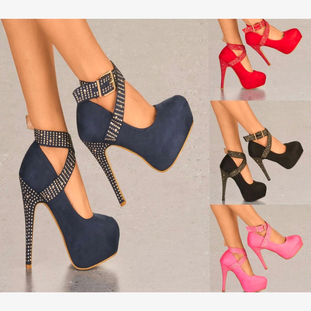 Palazzo Bruciato Designer hand made high heels concealed platform shoes |  eBay